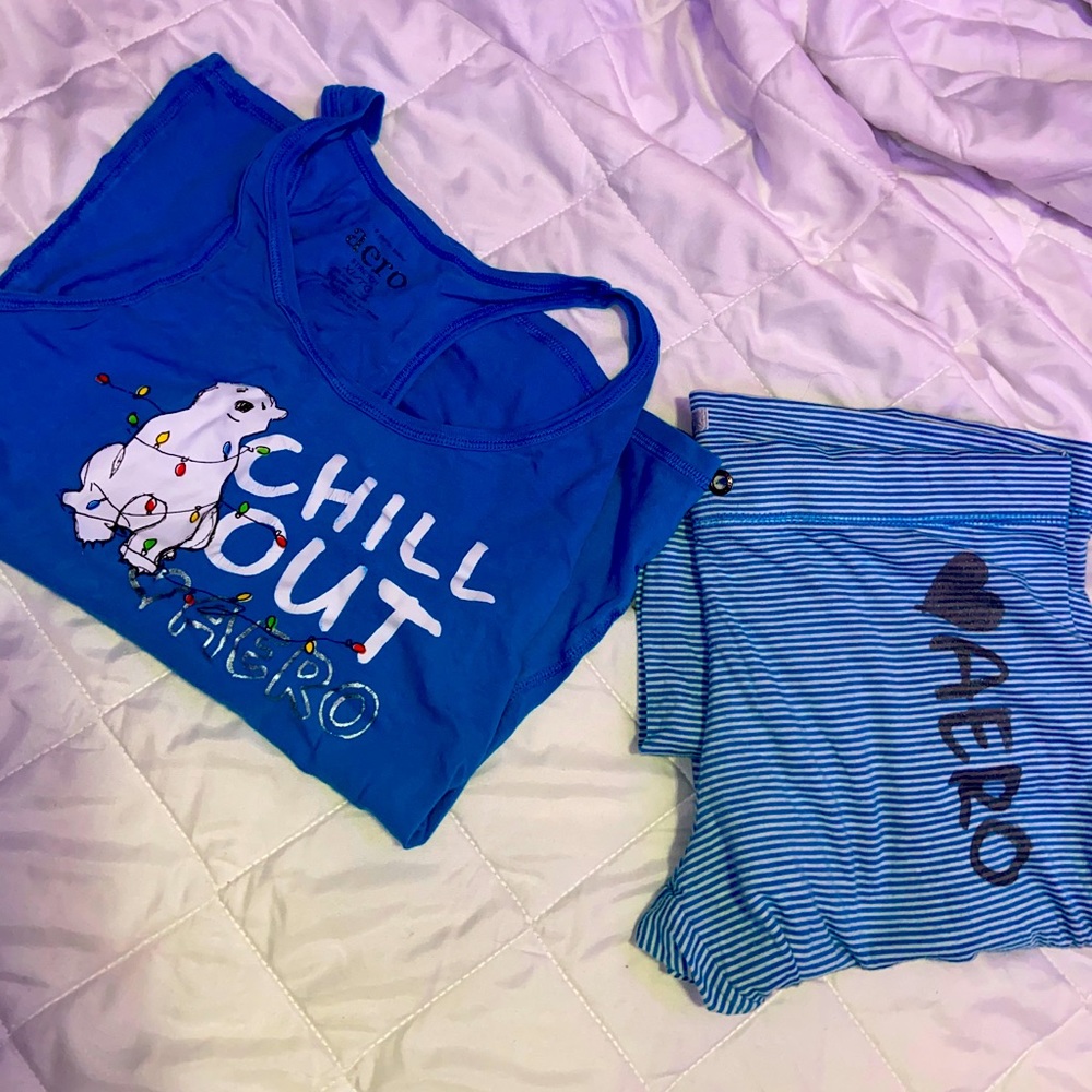 Festive Aero Matching PJ Set